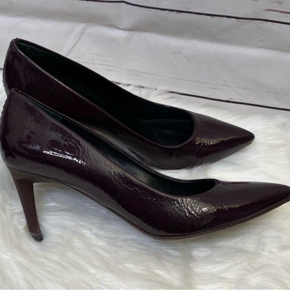 Proenza Schlouer Spike Plum Patent Leather Pumps Heels Like new, classy!